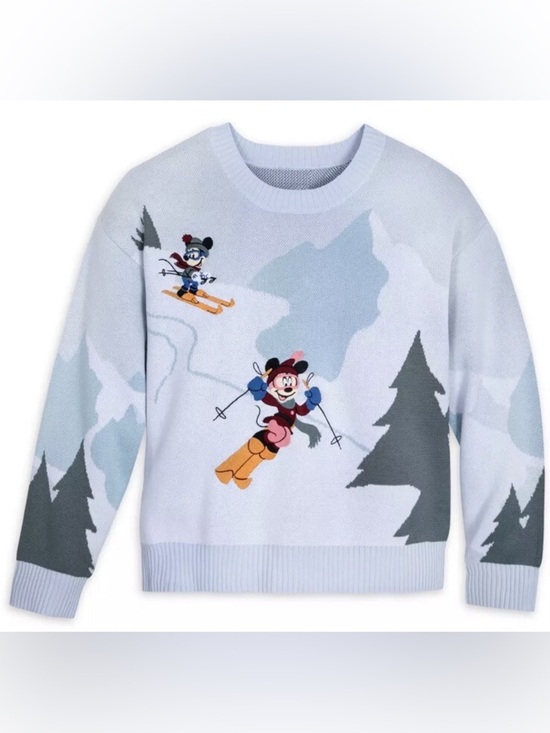 Disney Parks Sweaters - Disney Minnie Mouse and Friends Holiday Homestead Sweater Sz 2X